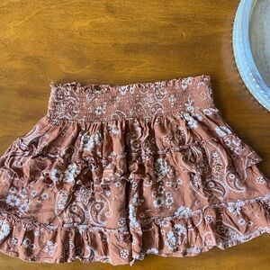 Aerie ruffled skirt